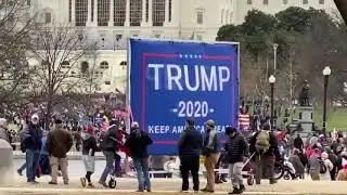Lockdown at Capitol as Trump supporters storm building
