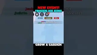 *NEW EVENT!!!* ICE KING! GROW A GARDEN ❄️👑 #roblox #growagarden #shorts #foryou