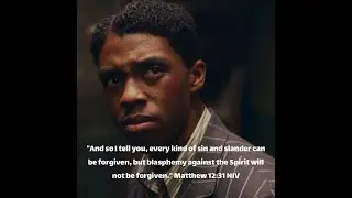 Chadwick Boseman Blasphemy in the  Ma Rainey Black Bottoms Movie