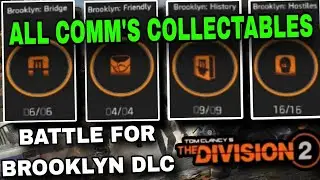 TC DIVISION 2 ( ALL 35 COMM'S LOCATIONS ) BATTLE FOR BROOKLYN DLC | GAMEPLAY