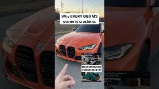 The REAL Reason G80 BMW M3s Keep CRASHING #bmw #shorts #cars