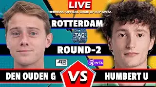 🔴LIVE: HUMBERT U vs Den Ouden G ROTTENDAM 2026 ROUND-2 #tennis #wta #atp