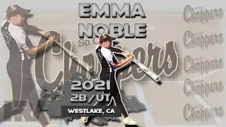 2021 Emma Noble Second Base and UT Softball Skills Video