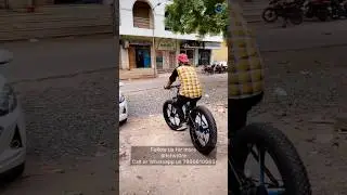 Happy Customer From Nashik ✅ | BMW X6 Monsters Fat Bike | Macwheel Bicycle In India #shorts #viral
