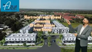 Short-Term Rental Under $300K Near Disney | Azure Resort Full Tour