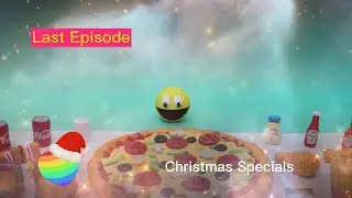 Pacman Eats Pizza Christmas Feast