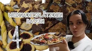 2# ich backe PLÄTZCHEN und NUSSECKEN (Matcha Canes, Engelsaugen) // Mee-Bakery Teil 2