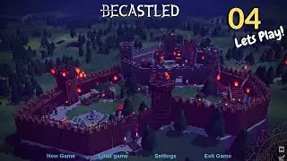 Becastled Gameplay Stone Walls! | RTS - Medieval wave defence | Lets Play! Episode 4