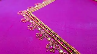 💎 Satisfying Embroidery Process You’ll Want to Watch Twice ☝️ this is machine😍 embroidery🎉
