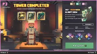 Minecraft Dungeons Walkthrough &ndash; Weekly Mission The Tower 204 Completed | 3 Player Xbox Series S