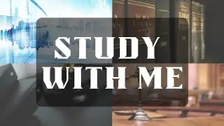 [HUMAN VOICE] Study Corporate Law with me |Listen to me read | Rain sounds |Sleep aid | NLS