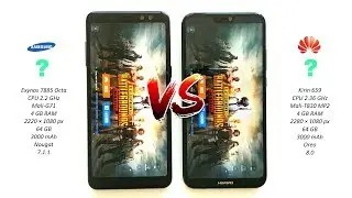 Huawei P20 lite vs Samsung Galaxy A8 2018 - Speed Test!