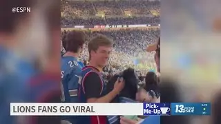 Lions fan buys jersey for young fan who didn't have one