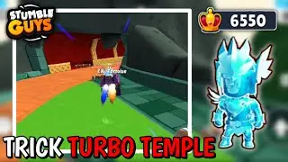 OP Trick Новая карта Turbo Temple😳 | Выигрыш 6550 CROWN | Stumble Guys