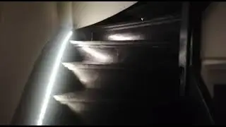 Thiccas being way too hyped about some staircase lights...