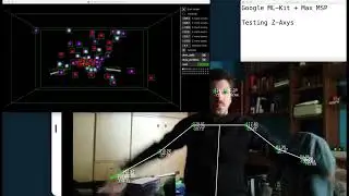 Google ML-Kit + Max/MSP | Testing Z-axys