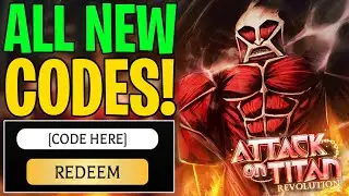✅ ATTACK ON TITAN REVOLUTION CODES ROBLOX &ndash; All New Working Codes! (AOT Revolution)
