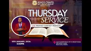 KCIPM THURSDAY SERVICE || 15/01/2026