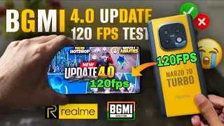 Realme Narzo 70 Turbo💀 BGMI 4.0 Update Test After 9 Months Of Gaming | Lag? Heating? Dead?🤔