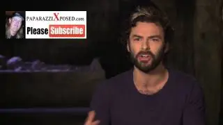 Aidan Turner star of The Mortal Instruments City of Bones interview with PaparazziXposed com