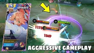 23 KILLS!! AGGRESSIVE GAMEPLAY IN SOLO RANKED GAME |  SATISFYING CABLES - MLBB