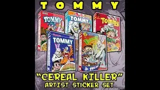 TOMMY sticker INDIEGOGO promo by FWACATA