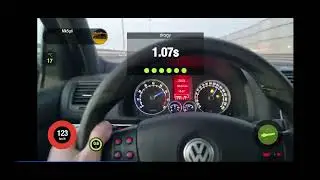golf gti mk5 g30-770 2.1 bar boost, more wheel spin