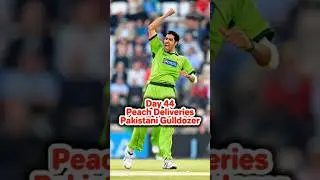 Day 44 of Posting Peach Deliveries: The Pakistani Gulldozer &ndash; Umar Gul 💥🇵🇰 #foryou #shorts #youtuber