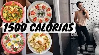 1500 CALORIAS - LO QUE COMO EN UN DÍA | Michela Perleche