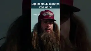 Engineers 30 minutes into work: