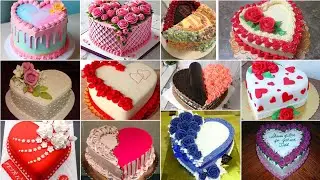 Heart Shape Cake Design/Couple Cake Design/Wife Birthday Cake/Husband Birthday Cake/Cake Design