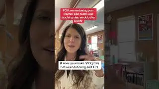 Как я зарабатываю 100 долларов в день с помощью репетиторства и TPT (моя простая система)