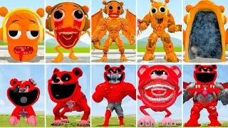 ALL NEW SPRUNKI OREN VS CTHULHU OREN VS ALL NEW POPPY PLAYTIME VS MECHA TITAN BEAR in GARRY'S MOD !!