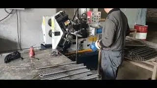 3 rollers thread rolling machine , Pipe threading machine