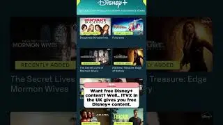 ITVX gives users a &lsquo;Taste of Disney+&rsquo;. #itvx #disneyplus #news #shorts