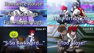 Romance Route | All 8 Endings | Full Playthrough | The Hundred Line: Last Defense Academy