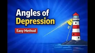 Angle of Depression in 7 Minutes 🔥 | Alternate Interior Angle Trick | Class 10 Maths