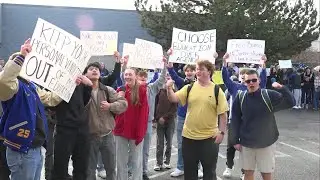 Crook County students protest for the future of their A.D. Rob Bonner