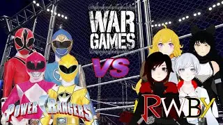 WWE 2K23: The Female Power Rangers vs. Team RWBY in a WARGAMES MATCH