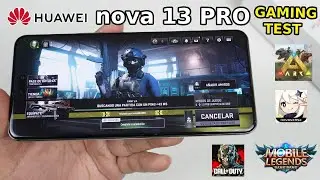 HUAWEI nova 13 PRO: Gaming TEST | Warzone Mobile, Genshin Impact, ARK y Mobile Legends (Kirin 8000)