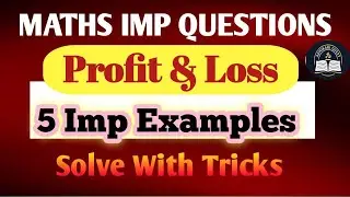 Profit and Loss important questions in Hindi | RRB NTPC and group D maths PYQs solutions | Group D 