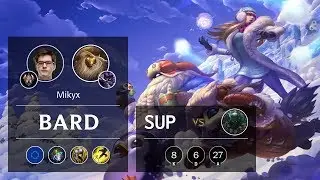 Bard Support vs Pyke - EUW Challenger Patch 9.24