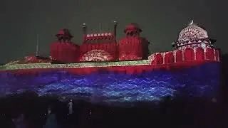 Red fort| Sound and light show at Red fort| Amazing india😱 3D Show