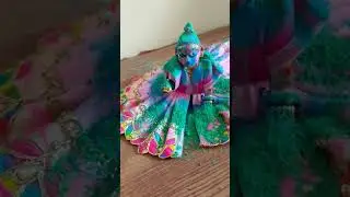 holi playing in ladu gopal ji #love #music #holi #laddure #song