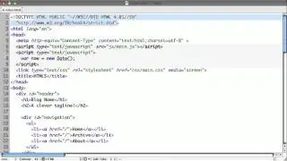 HTML5 Training Course: Basic - Doctype and Updated Tags