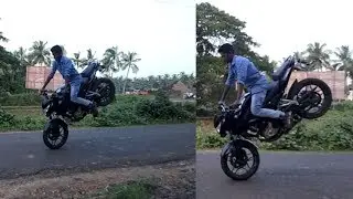Pulsar NS 200 stunts New 2017 STUNT by siva