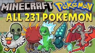 FULL MINECRAFT POKEDEX [UPDATED] - In-Depth Look At Minecraft Pokemon