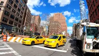 ⁴ᴷ⁶⁰ Walking NYC : Chambers Street, Manhattan in its Entirety from NYPD HQ to Battery Park City