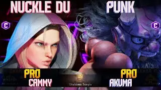 SF6 ➤ Nuckle Du (Cammy, Guile) vs Punk (Akuma) ✎ High-level Match FT3