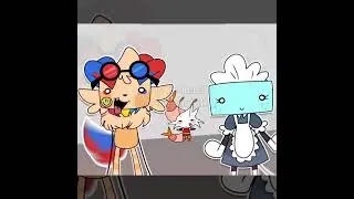 XING XONG SKIBIDE XOILEH🤑 #shorts #animation #dandysworld #trend (Shrimpo X Tisha // Shrimpo X Goob)
